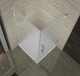 Aquadica GS 38"x38"x72" Frameless Sq. Frosted Shower Enclosure+Shelves Stainless