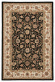 Chelsea Black Area Rug HK78A - 3'' x 6''