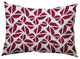 Kaleidoscope Graffiti Accent Pillow, Plum, 14"x20"