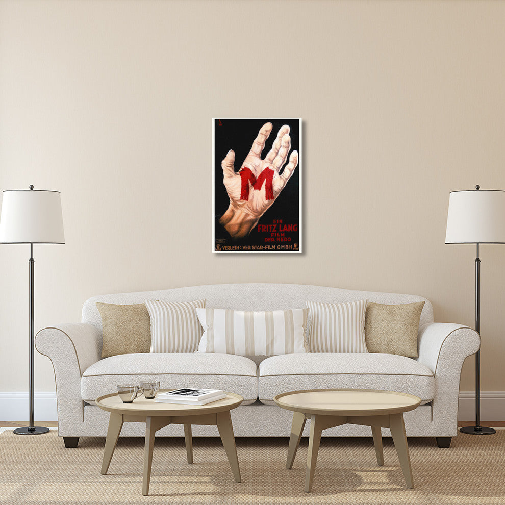 "M by Fritz Lang" Stretched Canvas Giclee by Hollywood Photo Archive, 27x40"