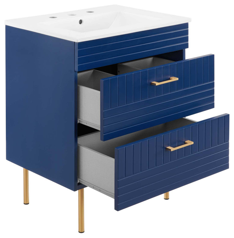 Daybreak 24" Bathroom Vanity, Blue White