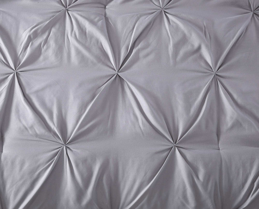 The Nesting Company Spruce 4 Piece Comforter Set - King - Gray