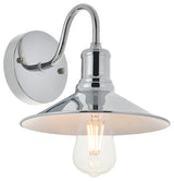 Chrome Finish 1-Light Wall Sconce