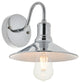 Chrome Finish 1-Light Wall Sconce