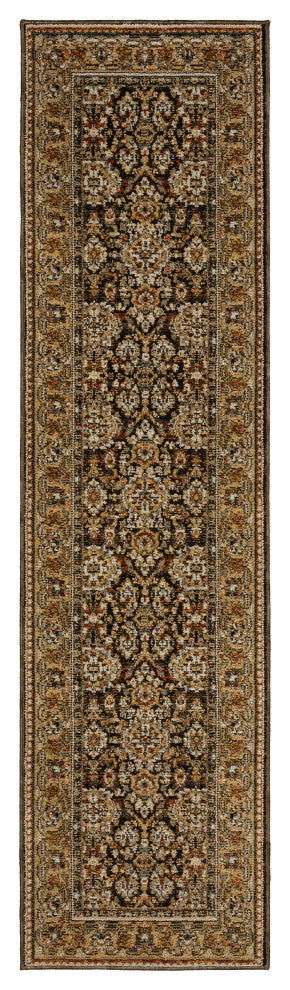 Oriental Weavers Andorra 2431A Traditional Rug, Brown, 3'3"x5'2"