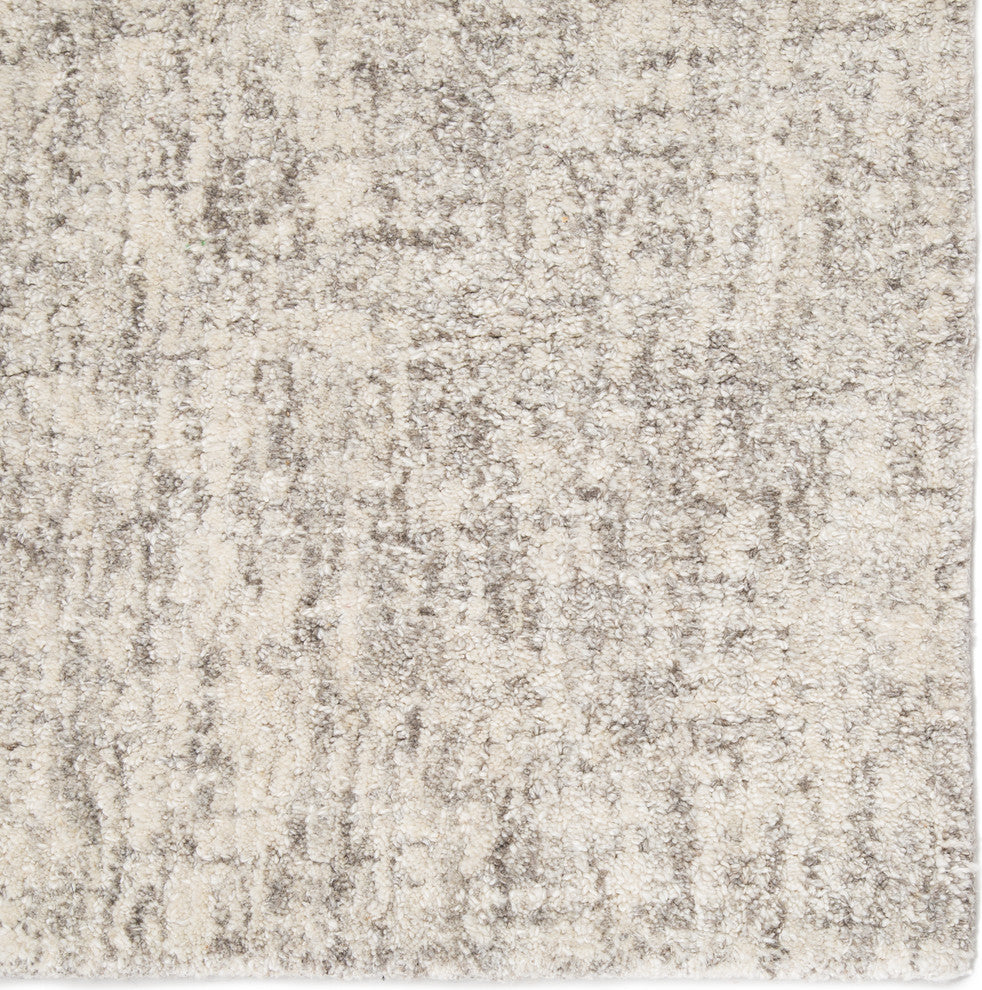 Jaipur Living Britta Plus Handmade Solid Ivory/Taupe Area Rug, 8'x10'