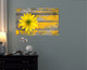 Epic Graffiti "Wood Series: Rustic Daisy" Giclee Canvas Wall Art, 26"x40"