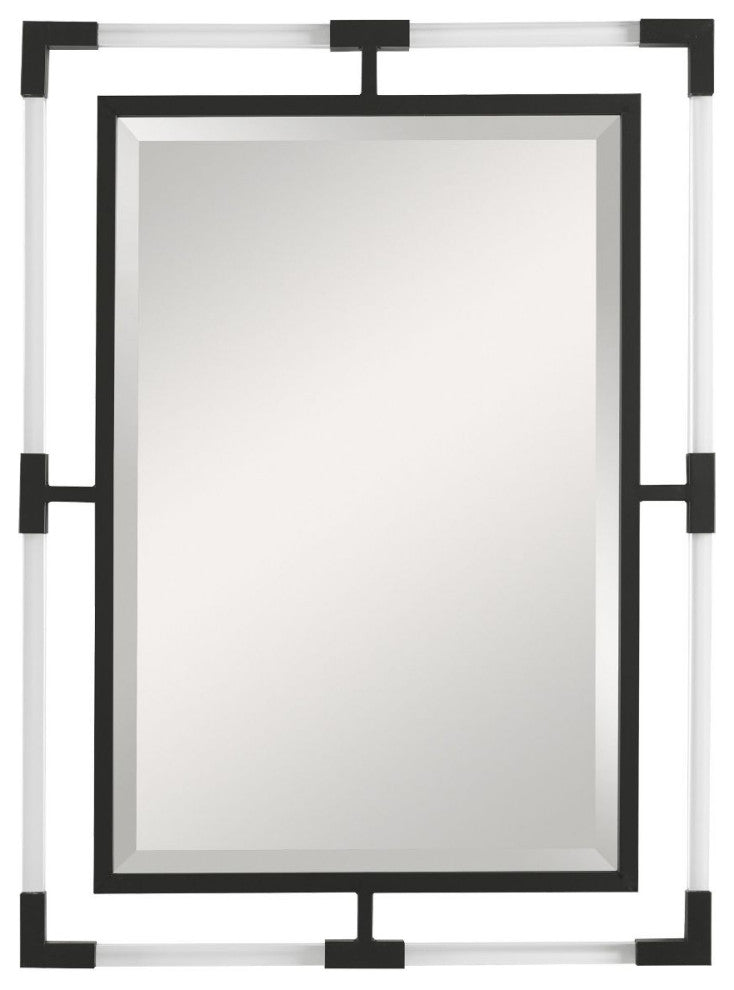 Uttermost Balkan Black Iron Mirror