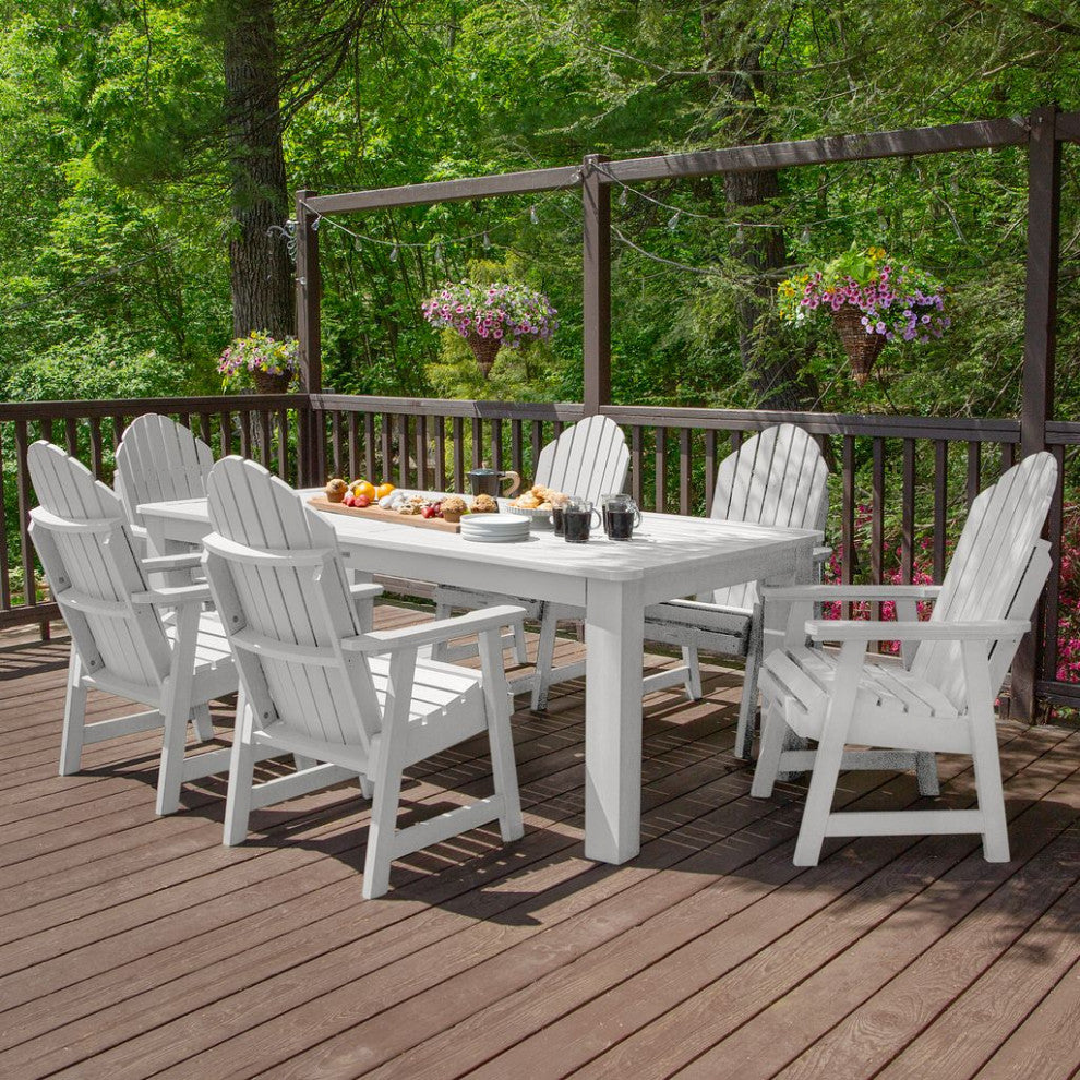 Hamilton 7-Piece Rectangle Dining Set, White