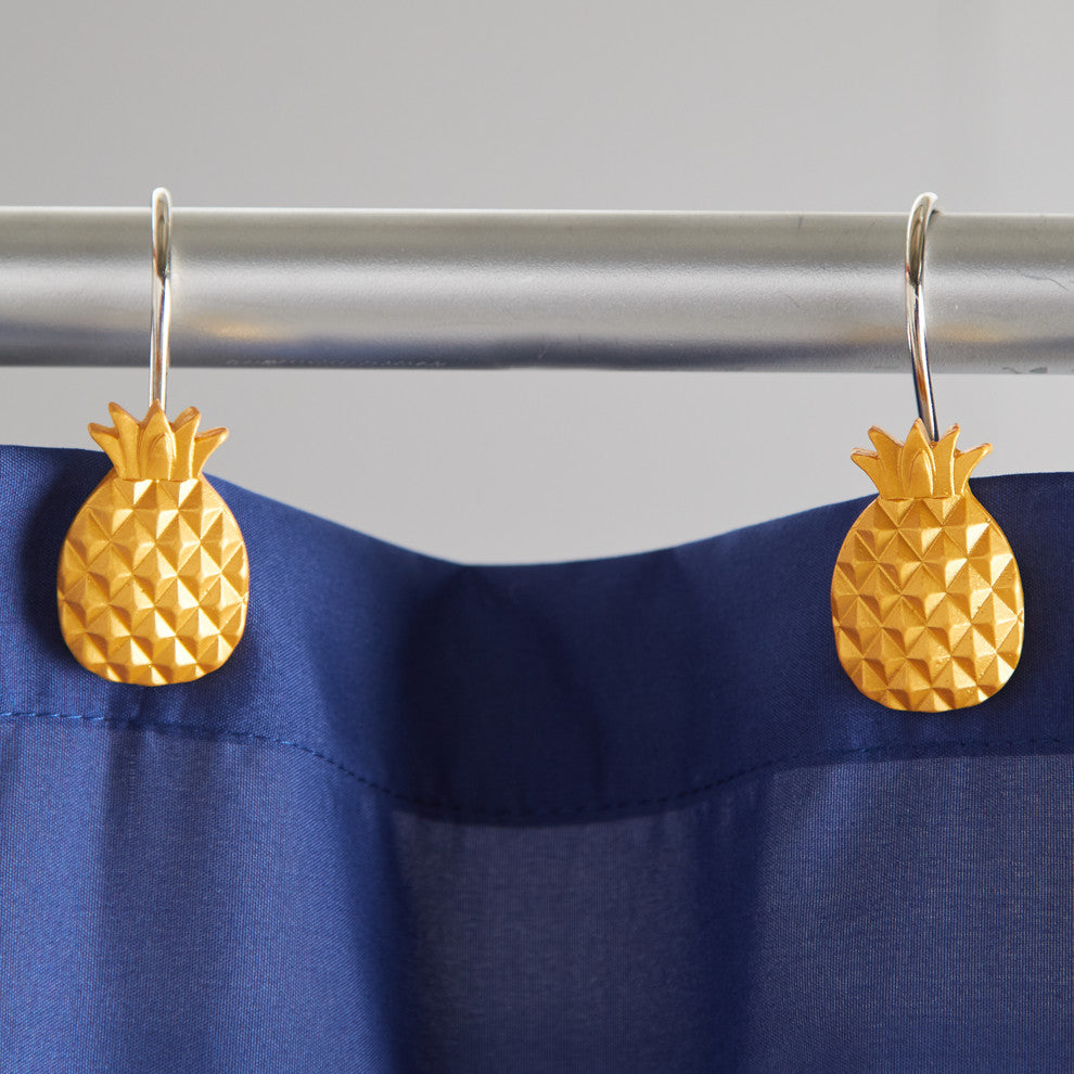 SKL Home Gilded Pineapple Shower Curtain Hooks