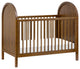 Bondi Cane 3-in-1 Convertible Crib with Toddler Bed Conversion Kit, Natural Walnut, Wood