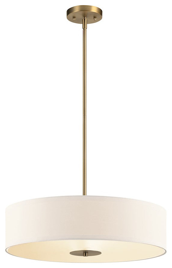 Kichler 20" 3 Light Convertible Pendant, Classic Bronze