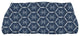 Button Up,Geometric Print Bath Towel,Navy Blue, 28 x 58"