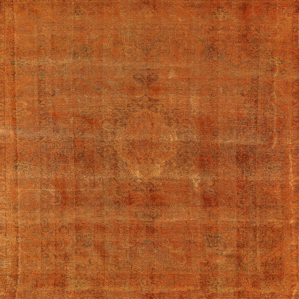 Ahgly Company Indoor Square Mid-Century Modern Area Rugs, 3' Square
