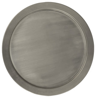 Corbin Metal Side Table, Antique Silver