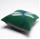 Frontporch Garden Dragonfly Indoor/Outdoor Pillow, Green, 18"x18"