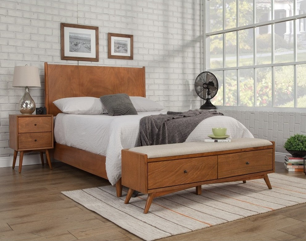Mahogany Wood Bench