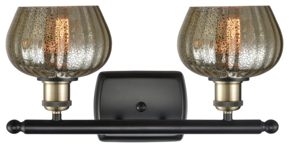 Innovations Lighting 516-2W Fenton Fenton 2 Light 16"W Bathroom - Brushed Satin