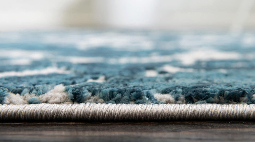 Unique Loom Oasis Breeze Area Rug, Blue, 8' 0 X 10' 0 Rectangular