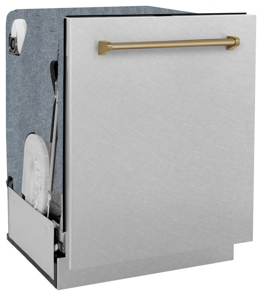 ZLINE 24" Tall Tub Dishwasher, DuraSnow Stainless Steel DWMTZ-SN-24-CB