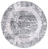 Safavieh Amelia Collection, ALA271 Rug, Grey/Charcoal, 6'7" Round