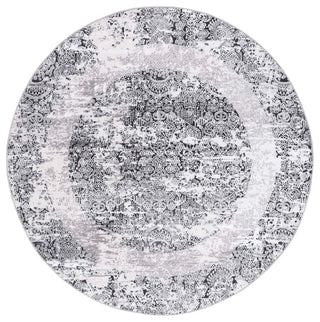 Safavieh Amelia Collection, ALA271 Rug, Grey/Charcoal, 6'7" Round