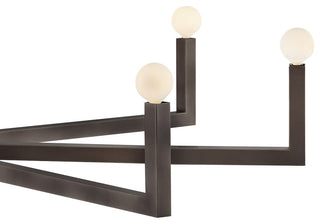 Hinkley Ezra Large Single Tier Chandelier, Black Oxide