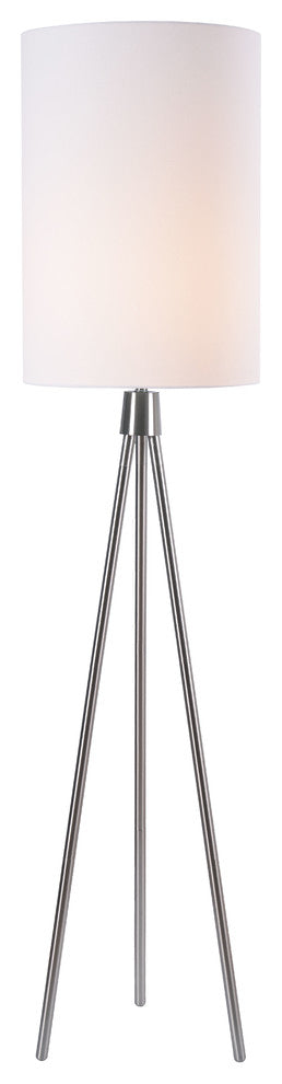Kenroy 33138BS 1-Light Floor Lamp, Brock