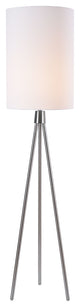 Kenroy 33138BS 1-Light Floor Lamp, Brock