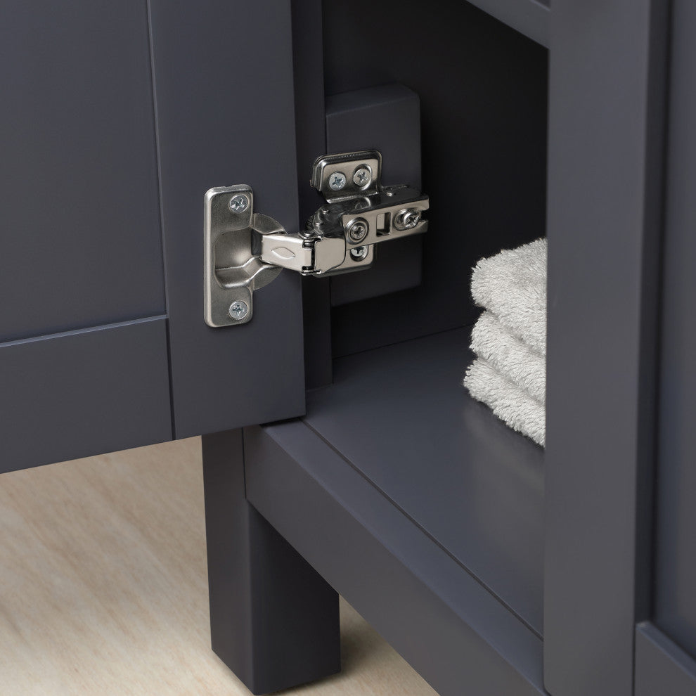 OVE Decors Tahoe Vanity, Dark Charcoal, 48"