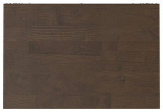 Harper Solid Hardwood 5 Shelf Bookcase, Walnut Brown