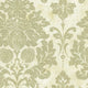 Silk Impressions 2, Contemporary Floral Cream, Light Green Wallpaper Roll
