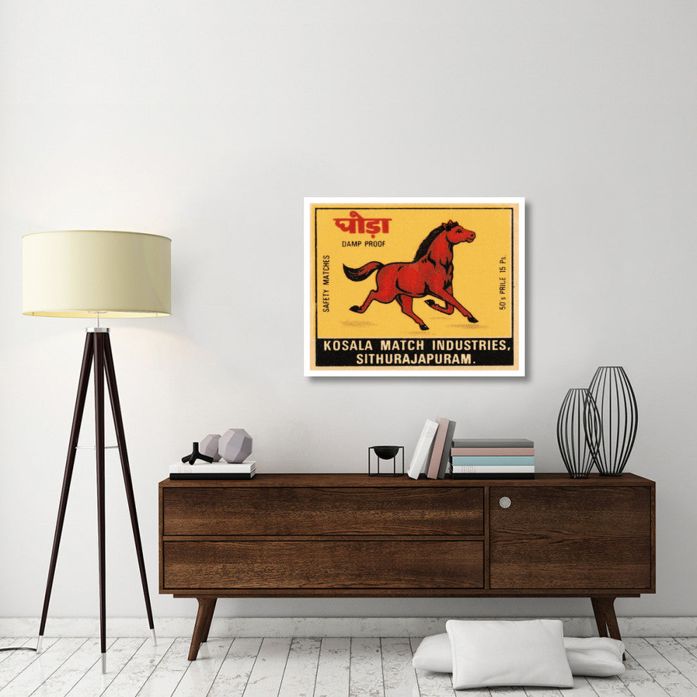 "Kosala Match Industries Safety Matches" Print by Phillumenart, 38"x31"