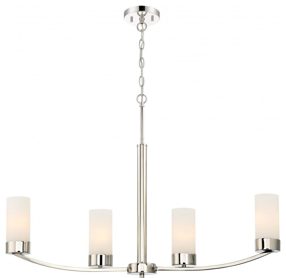 Denver 4 Island Pendant Fixture - Polished Nickel Finish