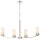 Denver 4 Island Pendant Fixture - Polished Nickel Finish