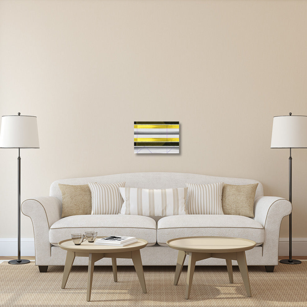 "Abstract Yellow Parallels" Fine Art Print