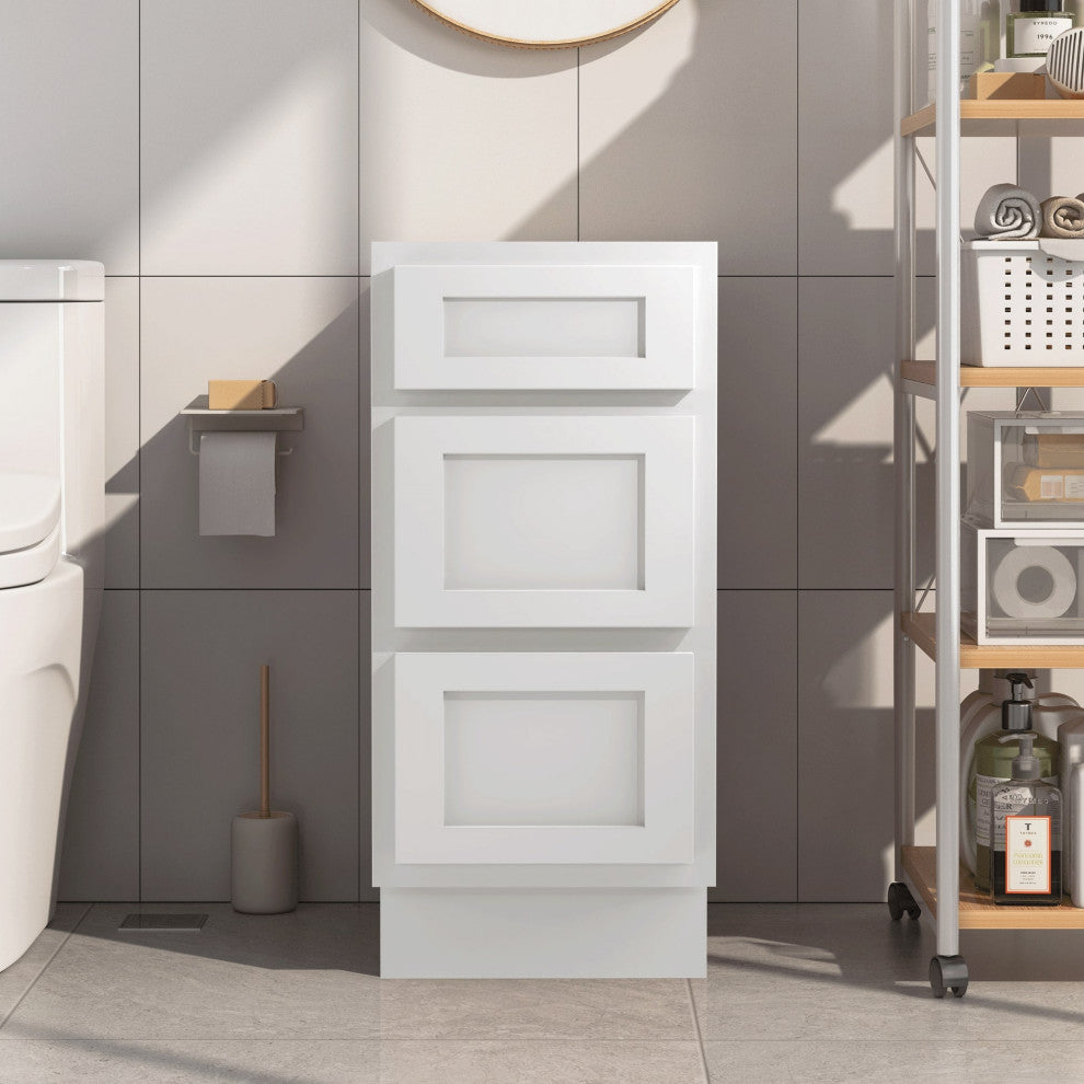 Vanity Art Vanity Cabinet, 15", White