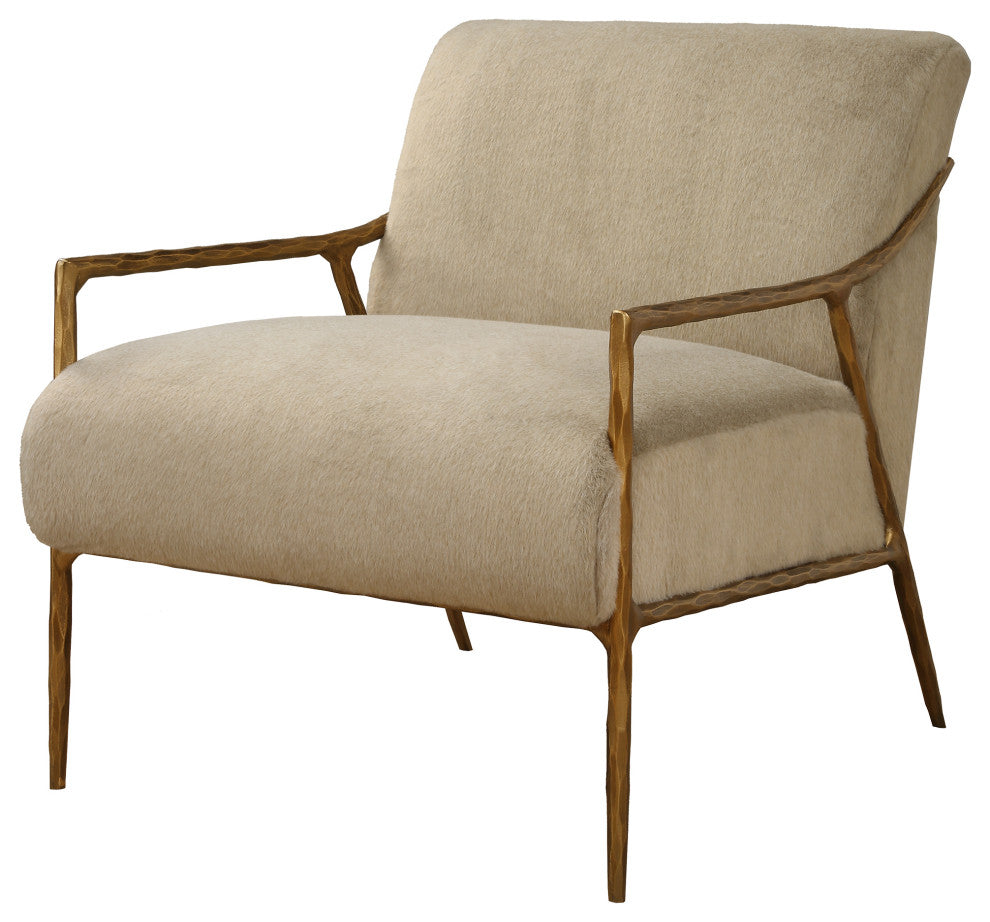 Uttermost - 23847 - Accent Chair - Kashmir - Aged Gold