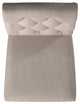 Newberry Set of 2 Button Tufted Parson Chairs, Weathered Natural
