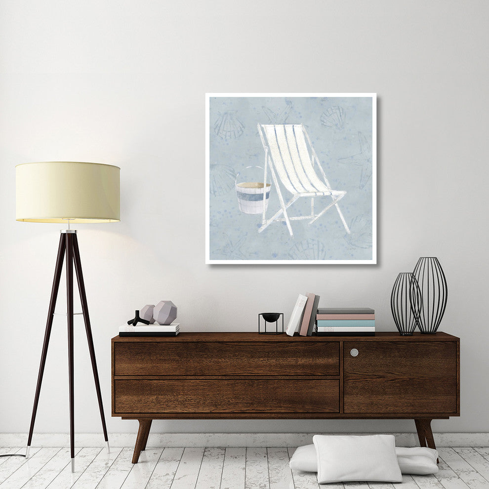 "Serene Seaside II" Digital Paper Print by James Wiens, 42"x42"