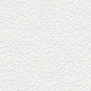 Architectural, Texture Geometric Paintable Pre-Pasted White Wallpaper Roll