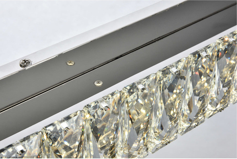 Monroe Integrated LED Chip Light Wall Sconce in Chrome