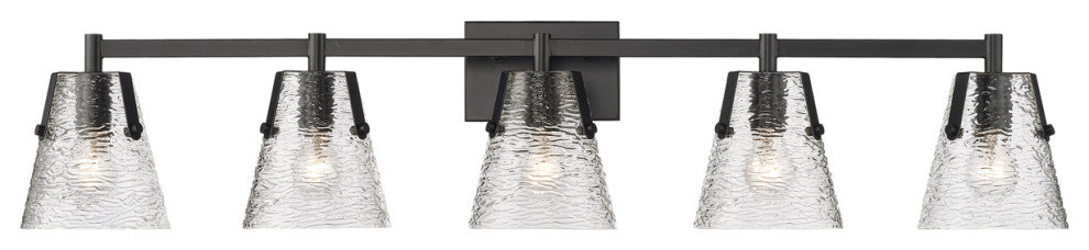 Z-LITE 5-Light Vanity, Matte Black