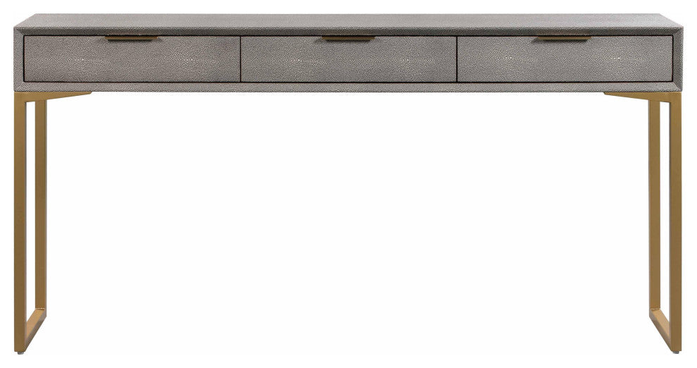TOV Furniture Pesce Shagreen Console Table