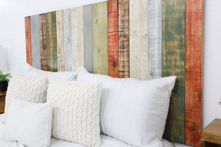 Handcrafted Headboard, Hanger Style, Retro Mix, King
