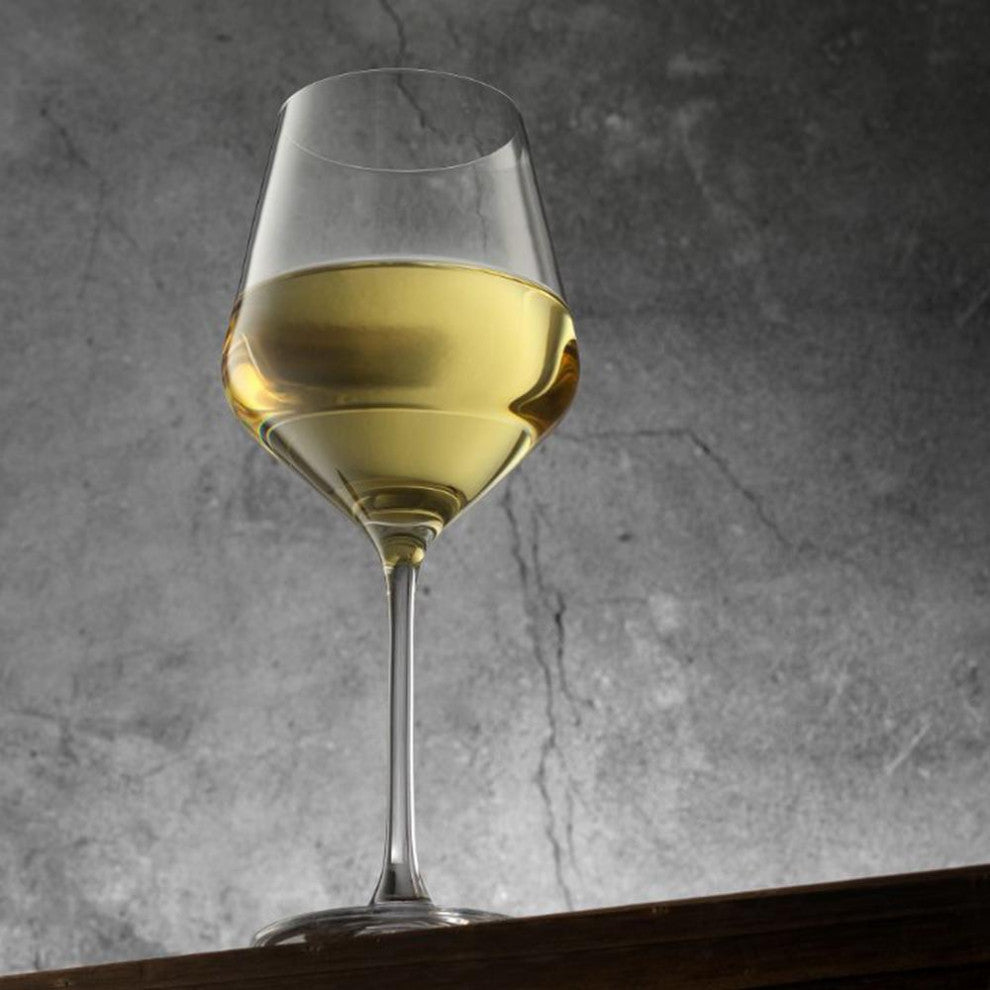 Layla Crystal White Wine Glasses 13.5 oz, Set of 4