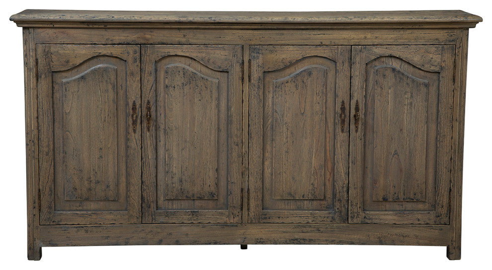 Hughes 64" Wide Sideboard, Distressed Gray Brown