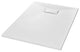 vidaXL Shower Base Tray SMC White 39.4"x27.6" Bathroom Base Shower Receptor
