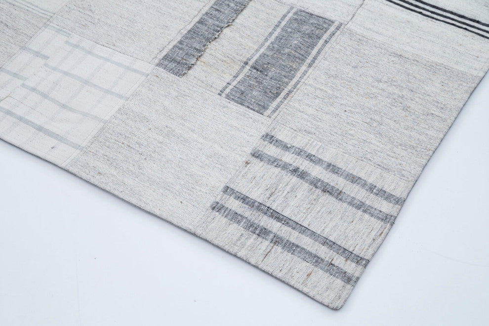 Rug N Carpet - Handmade Oriental 6' 8'' x 9' 10'' Vintage Patchwork Kilim Rug