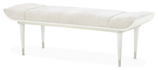 La Marisia Accent Bench, Tranquil/Creamy Pearl
